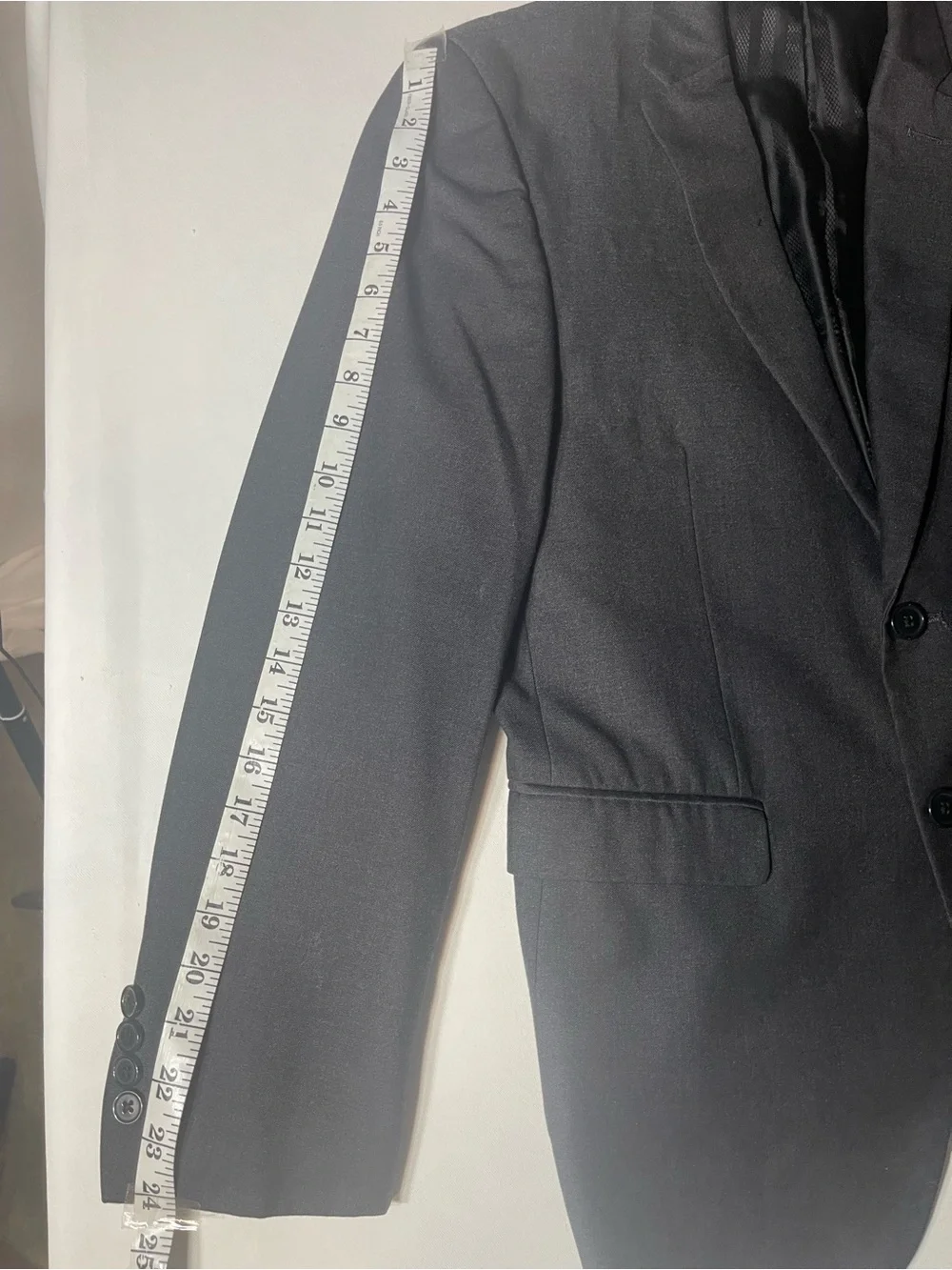 Elegant Charcoal Men's Blazer